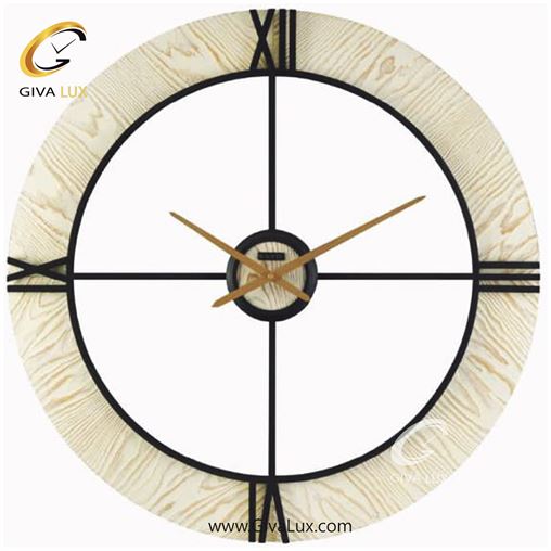 ساعت دیواری اورجینال والتر آلیاژ فلزی-چوب قهوه ای| کد رفرنس 8079BR 8079-White Wash.jpg